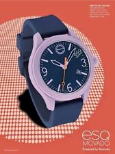 ESQ ONE by MOVADO SWISS WATCH Silicone Band—NEW BATTERY MINT Cond picture