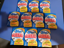 10 Unopened 1986 Topps Baseball Card Wax Packs picture