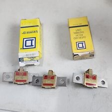 LOT OF 3 SQUARE D B45 HEATER THERMAL OVERLOAD RELAY ELEMENT HEATERS picture