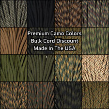 Paracord Planet 550 Paracord Camo Colors - 10-25-50-100 Ft Options - Made In USA picture