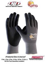 34-874 MaxiFlex Ultimate Micro Foam Nitrile Grip Coated PROTECTIVE WORK GLOVES picture