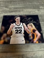 Caitlin Clark Iowa Star signed 8x10 autographed photo with dual COAs beautiful picture