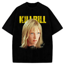 Kill Bill Movie T-Shirt Uma Thurman Vintage Movie Style Custom Graphic Tee picture