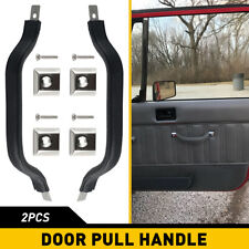 2x Interior Door Handle Strap Pull For Jeep CJ5 CJ7 8 Wrangler YJ 55009801K EOA picture