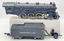 Gilbert American Flyer S Gauge #290 Pacific Loco/Tender - Runs and Smokes Fine picture