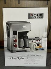 Wolf Gourmet Coffee Maker WGCM100S Red Knobs Auto Drip System 10 Cup - NEW picture