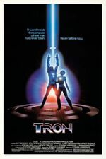 1982 Tron Vintage Movie Poster Print 36x24 STYLE A 9mil PAPER picture