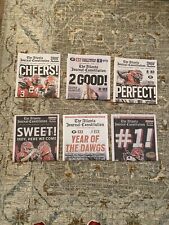 NEW UGA AJC 6pk Best 6 Papers From Both Years picture