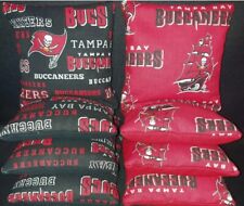 Set of 8 Tampa Bay Buccaneers Cornhole Bean Bags  picture