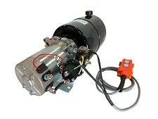 Hydraulic Pump Power Unit Single Acting 12V DC Dump Trailer 8 Quart with Remote picture