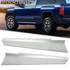 Rocker Panels Fit For 2014-2018 Chevrolet Silverado Extended Cab 4 Door PAIR picture