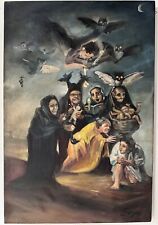 FRANCISCO DE GOYA OIL ON CANVAS SIGNED AND SEALED MEASURES 40CM X 60CM picture