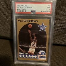 1990 HOOPS #5 Michael Jordan All-Star PSA 7 HOF Chicago Bulls Basketball Card picture