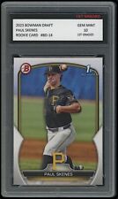 Paul Skenes 2023 Bowman Draft Topps 1st Graded 10 Rookie Card Pittsburgh Pirates picture