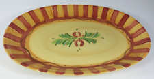 GAIL PITTMAN SIENA SOUTHERN LIVING POTTERY CERAMIC OVAL SERVING DISH PLATTER picture