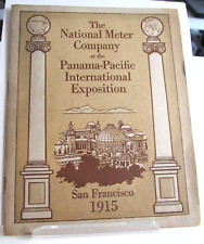 RARE 1915 Panama Pacific International Expo National Meter Co Brochure Booklet picture