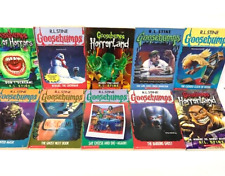 10 Goosebumps book lot of paperback Books collection kids New and Vintage - GOOD picture
