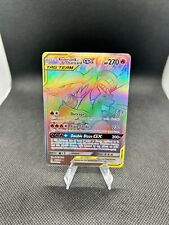 Reshiram & Charizard GX 217/214 Rainbow Secret Rare Pokémon Unbroken Bonds - NM picture