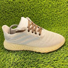 Adidas Originals Sobakov Mens Size 9 Beige Athletic Running Shoes Sneaker BD7565 picture