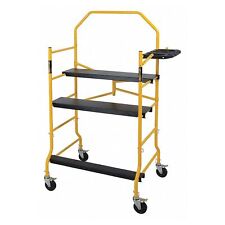 MetalTech 5 High Portable Jobsite Series Mobile Scaffolding with Locking Wheels picture