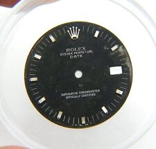 Vintage Genuine Rolex Date 34mm Matte Black Dial with Block Markers 1500 1501 picture