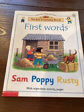 Usborne Farmyard Tales Sticker Learning Book First Words picture
