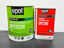 1 Gal U-Pol 2253V Urethane Gray Primer Filler & (1) U-Pol 2391  Hardener Kit picture