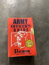Army Officer's Guide by Robert J. Dalessandro 2008 Paperback 51st Edition picture