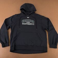 Ohio University Bobcats Under Armour Mens XL Black Pocket Pullover Hoodie *Flaw picture