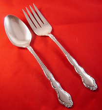 Oneida Nobility Polonaise 1961 Silver Plate Flatware 2 pc. Serving Set picture