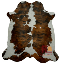 Cowhide Rug Medium Tricolor | Premium Quality | Large 6' x 7' picture