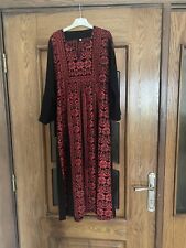 Handmade  Jordanian Palestinian Embroidered Dress Long Sleeve Abaya/Thob picture