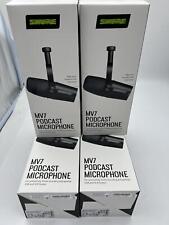 1X New Shure MV7 Dynamic Podcast XLR Microphone with Voice Isolation, Black picture