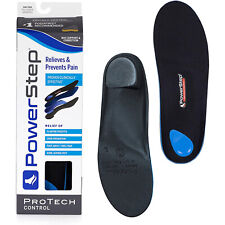 Powerstep Protech Control Full Length Arch Support Orthotic Insoles picture