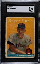 1958 Topps #47 Roger Maris SGC 1 picture