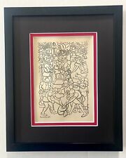 DIEGO RIVERA ORIGINAL 1938 SIGNED ON THE PLATE GRAVURE TO BE FRAMED AT 8X10  picture