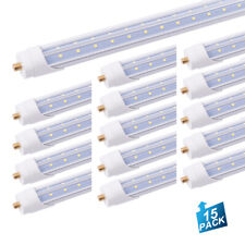 T8 LED Light Tube Replacement 4FT 5FT 6FT 8FT FA8 Single Pin Dual-Ended Power  picture