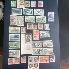 France 1960-1962 Used  30 Stamps,2 Blocks Of 2,1 Block Of 4, F/VF, See Photos picture