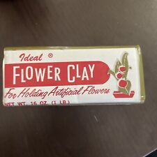 Vintage Ideal Flower Clay 1 LB Holiday Artificial Flowers picture