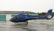 Eurocopter EC 130 Ecureuil Helicopter Desktop Mahogany Kiln Wood Model Regular picture
