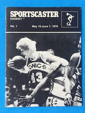 1979 SPORTSCASTER DIGEST #1 MAGIC JOHNSON ROOKIE SIGNS $600,000 CONTRACT SKIPS 2 picture