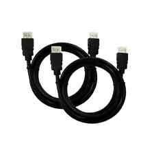 HDMI CABLE 2 PACK 4K HIGH SPEED with ETHERNET 3/6/10/15ft for HD LAPTOP LOT BULK picture