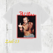 Vintage 90s Phil Collins White T-shirt DF64156 picture