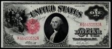 1917 $1 NEAR PERFECT CRISP AU+ Sawhorse Reverse United States Legal Tender picture