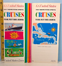 1967 S.S. United States Mid-Winter, Spring Crusies to Panama, W. Indies, Bermuda picture