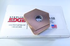 NEW STERLING EDGE SEFBIN 125-CTH .125 FLAT BOTTOM DRILLING CNC DRILL INSERT TOOL picture