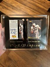 O.J. Simpson 1994 Signature Rookies Encased Signed While In Jail. 2001/2500 HTF picture