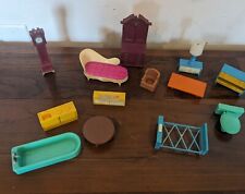 Vintage Dollhouse Furniture mixed lot  MARX Little Hostess & More Varied Scales picture