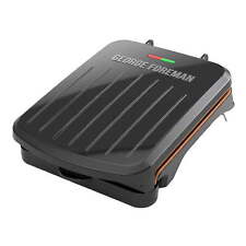 Electric Indoor Grill and Panini Press, Black with Copper Plates, Serves 2, picture