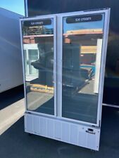 2 Glass Door Freezer Reach In Display Master-Bilt BLG-48HD Merchandiser #8606 picture